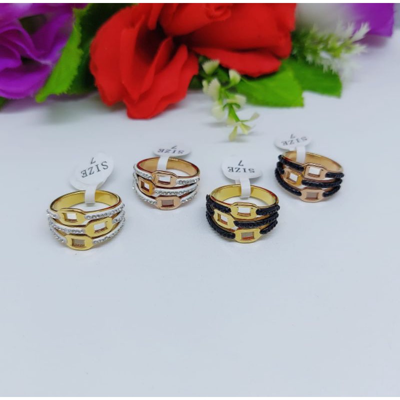 Cincin titanium permata terbaru 046.047