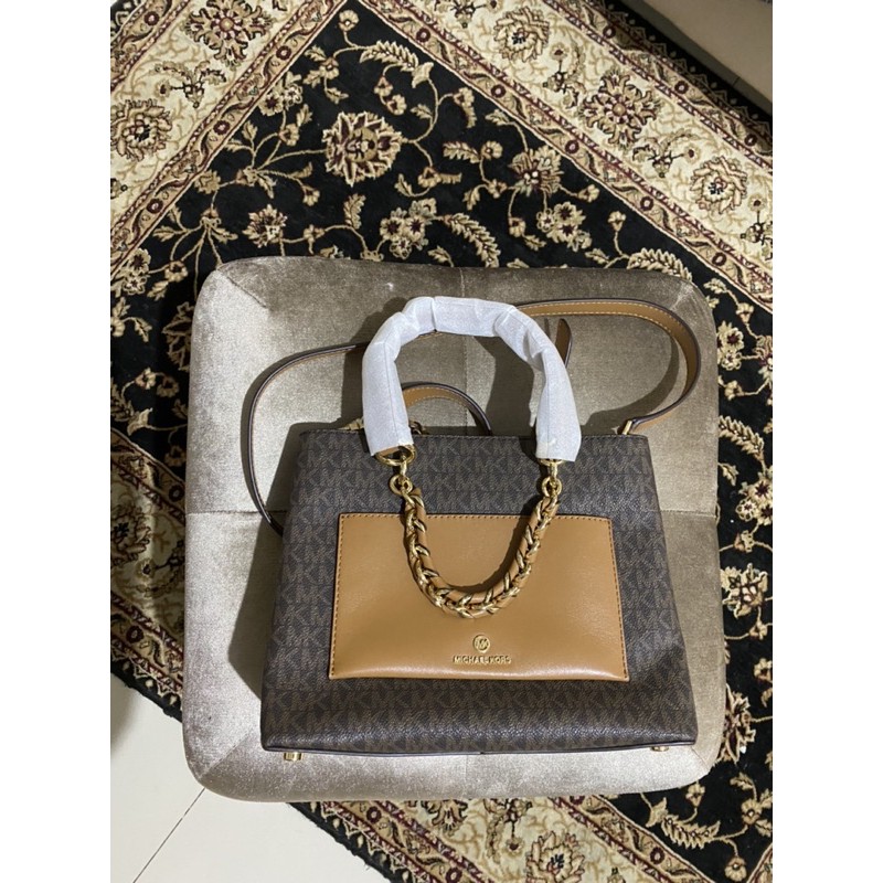 Michael Kors Cece Small Logo Chain Messenger Bag