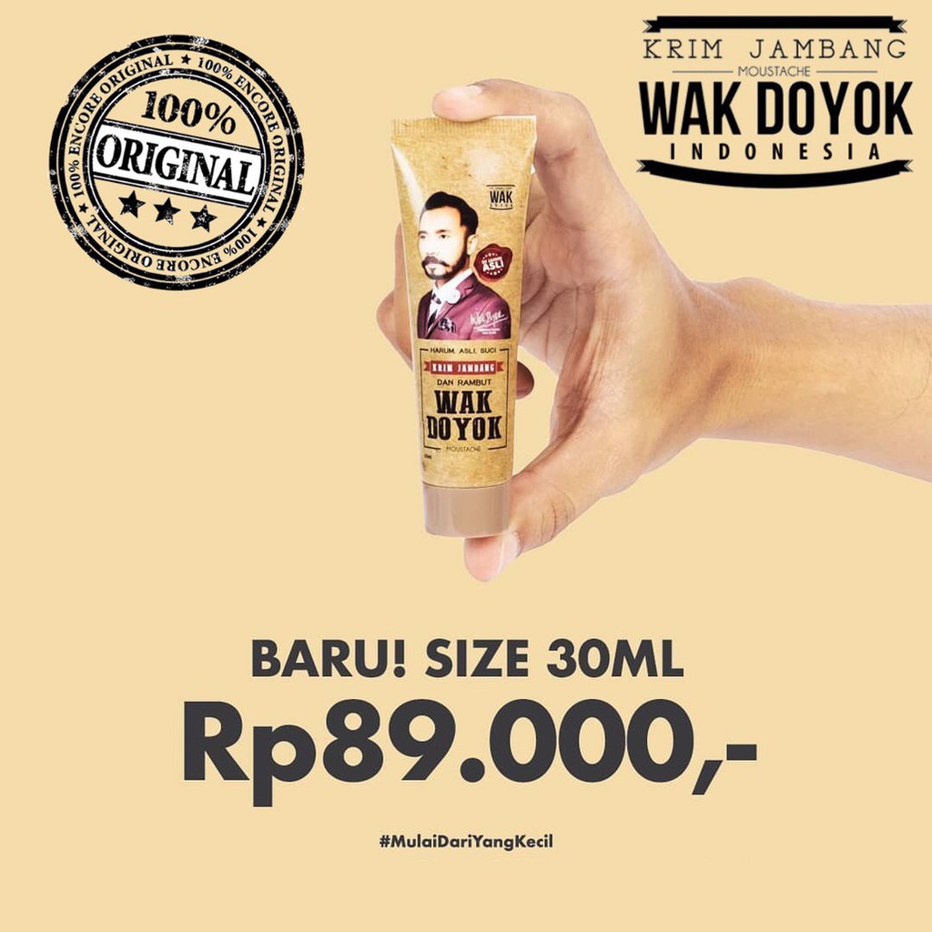 WAK DOYOK Krim Penumbuh Rambut Herbal 30ml