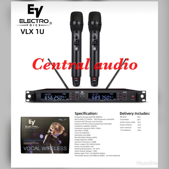 Mic wireless EV electro Voice VLX 1U original EV