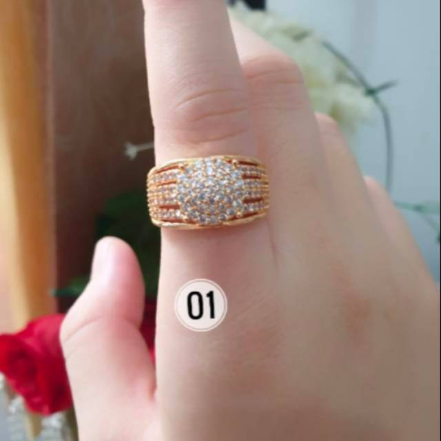 perhiasan xuping set lapis emas