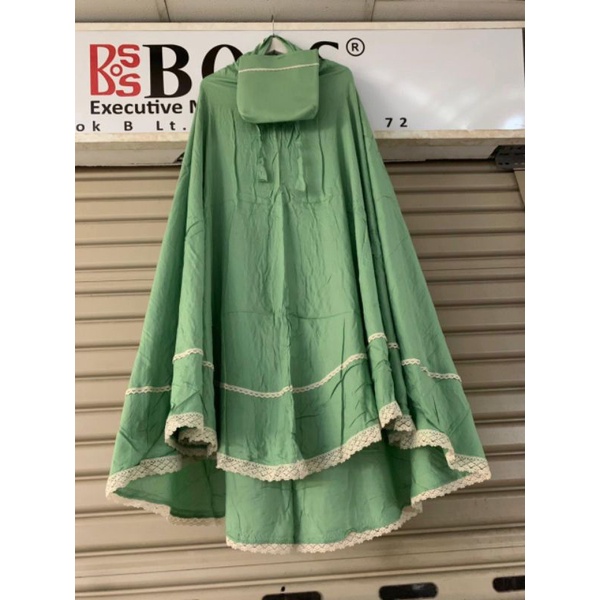 Mukena katun polos jumbo