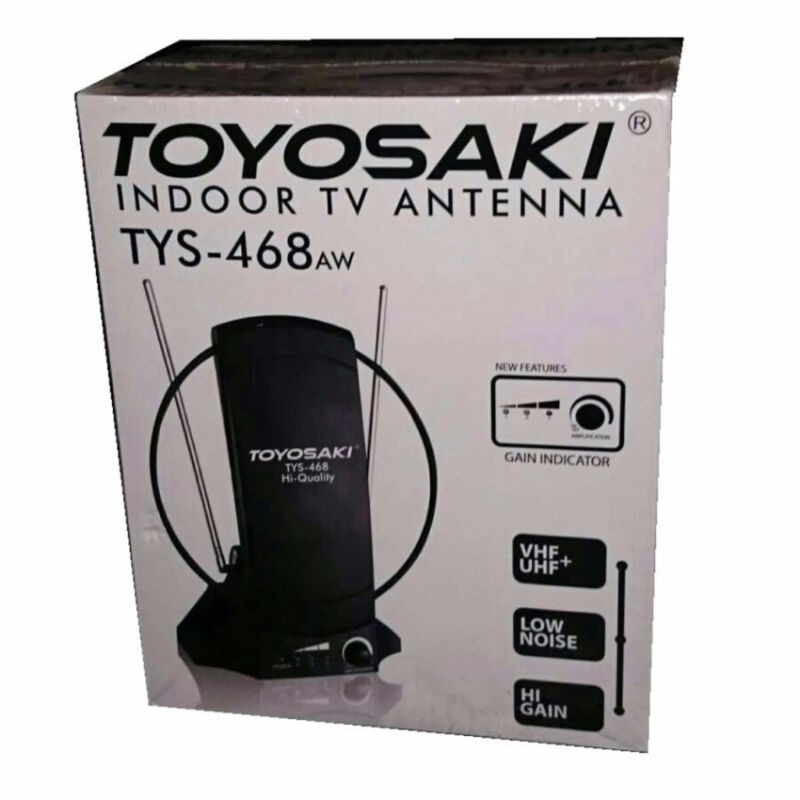 ANTENA TV DIGITAL TOYOSAKI TYS 468 AW ANTENA INDOOR