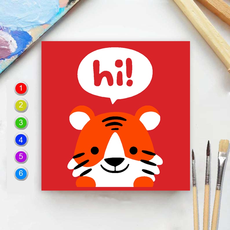 

Paint By Number Gong Xi Fa Cai | Chinesse New Year Art Set Anak Dewasa - IMLEK TIGER