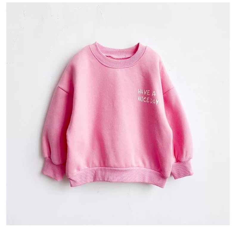 SWEATER ANAK UNISEX HAVE A NICE DAY//SWEATER ANAK TEBAL TERBARU,