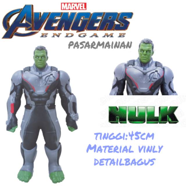 Action Figure Hulk Avengers End Game Big Size