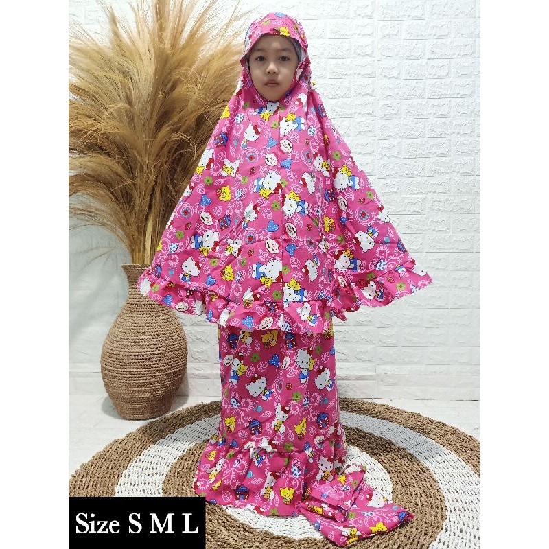 MUKENA ANAK KARAKTER MURAH MOTIF TERBARU BEST SELLER
