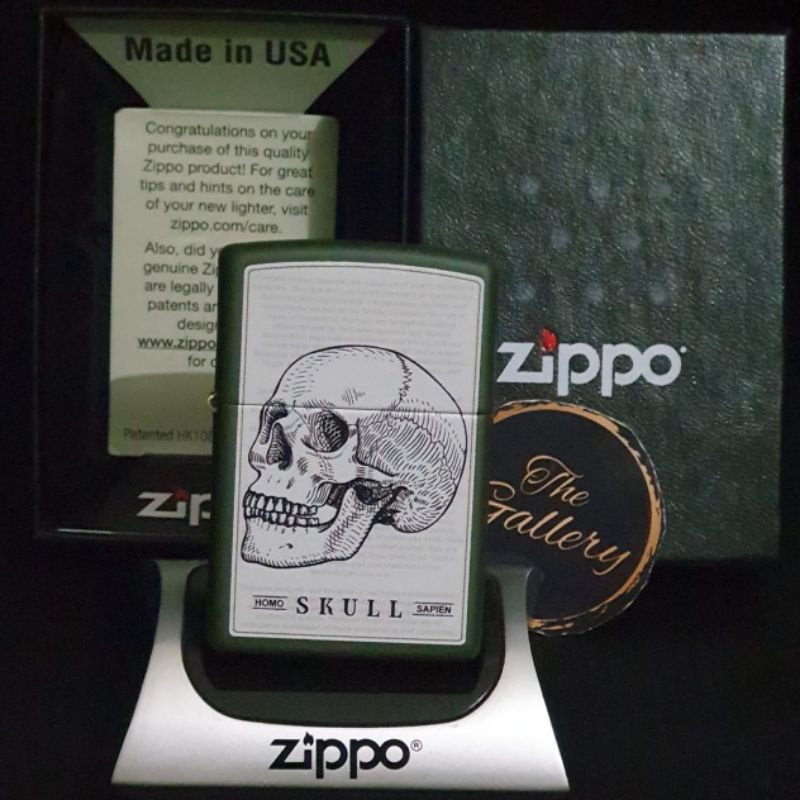 49602 ORIGINAL ZIPPO SKULL DESIGN