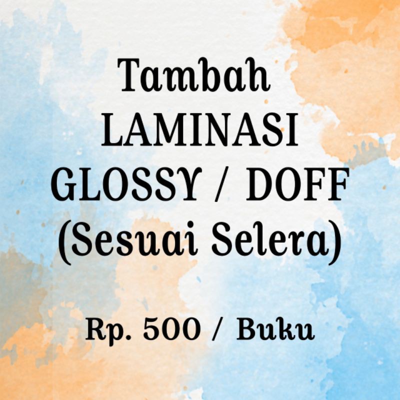 

Laminasi Glossy / Doff