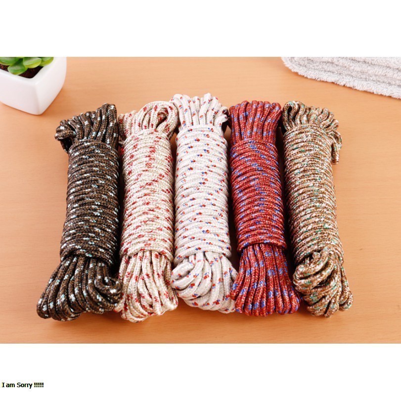 READY BANDUNG TALI JEMURAN NYLON 10 METER Tali Jemuran Nylon 10 Meter TALI JEMURAN BAJU TALI JEMURAN PAKAIAN SIMPLE DAN KUAT TALI JEMURAN