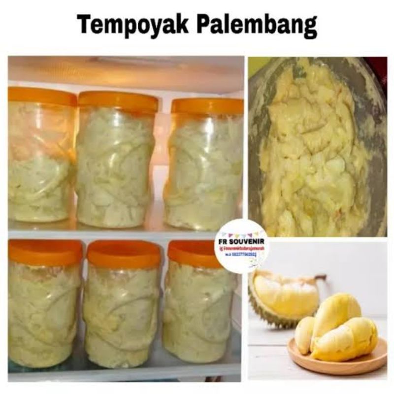 

500gr tempoyak durian segar khas palembang