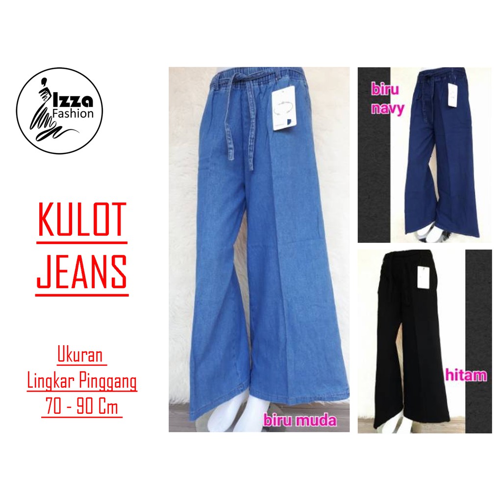 Celana Kulot Jeans / Kulot Jeans / Jeans Kulot