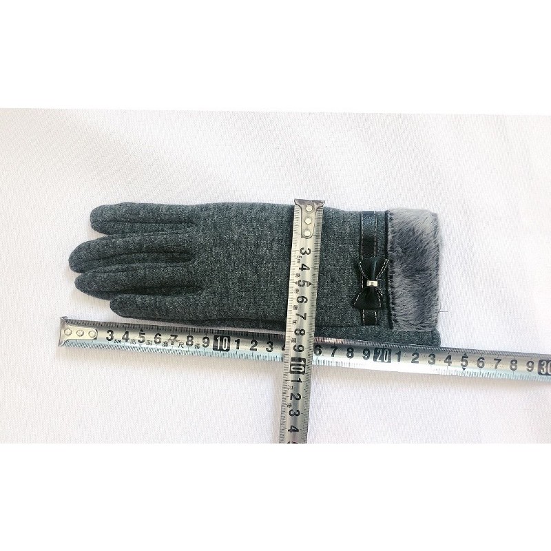 Sarung tangan musim dingin cewek wanita import Korea winter gloves women hangat touch screen pita