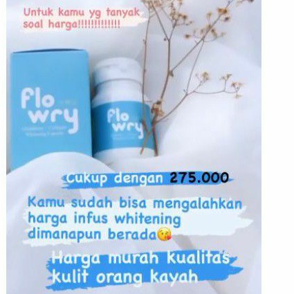 PEMUTIH BADAN FLOWRY WHITENING CAPSULE / COLLAGEN