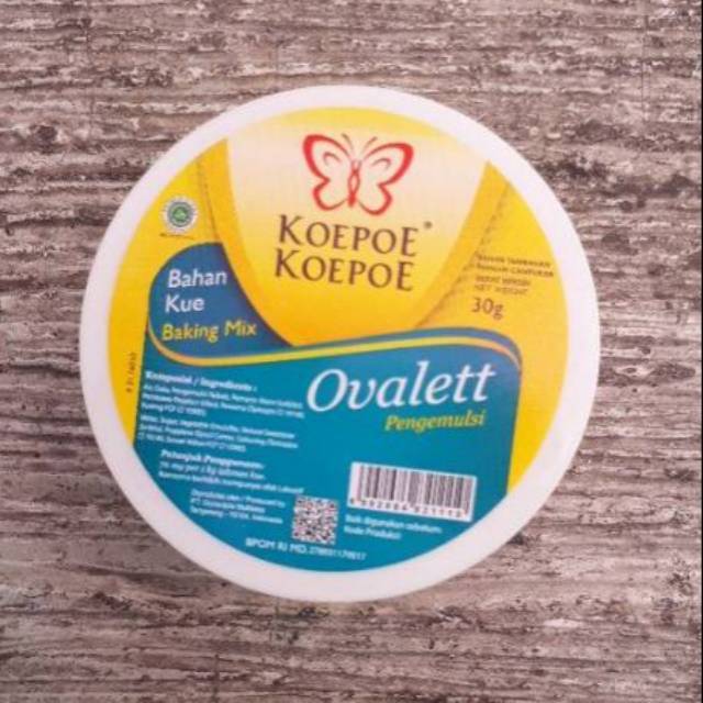 Koepoe Koepoe Ovalett 35 Gram / Ovalett Koepoe Pengemulsi Baking Mix Emulsifier Bahan Kue Murah