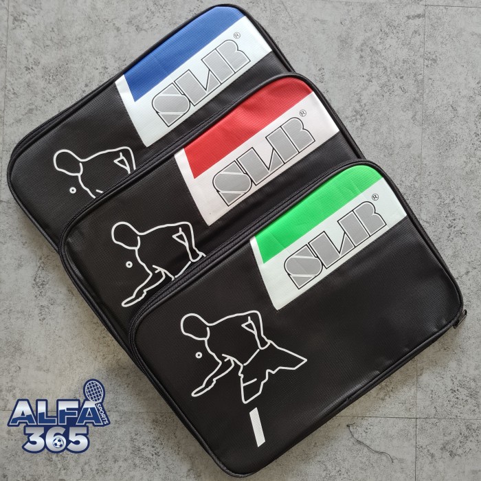 Cover Bat Tenis Meja SLR Hardcase isi 2 - Hijau