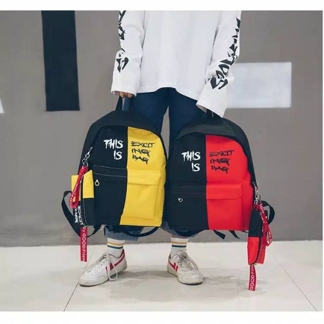 Tas Ransel Backpack Tas Ransel Sporty Tas Olahraga Tas Backpack Ransel sekolah Ransel Pria Ransel Kasual Perjalanan Sekolah Laptop Pria Multifungsi Tahan Air Tas Oxford Ransel Olahraga Luar Ruangan Hitam