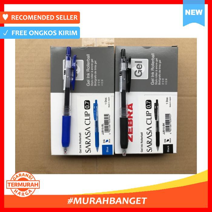 

Pulpen - Zebra Sarasa 0.5 Hitam / Biru - Alat Tulis