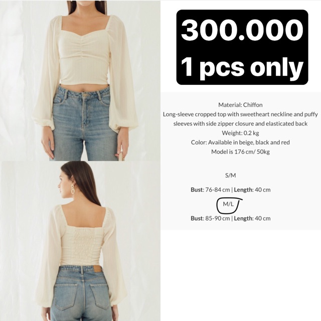 Oudre Leona Top in Beige