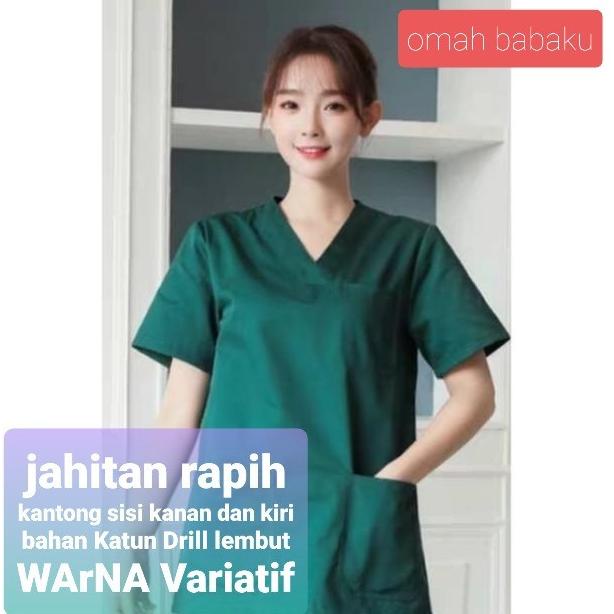 BAJU SERAGAM DOKTER OK ATASAN SAJA LENGAN PENDEK