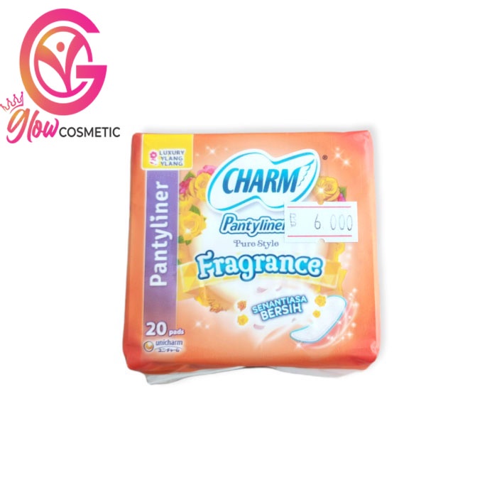 CHARM PANTYLINER PURE STYLE FRAGRANCE 20 PADS