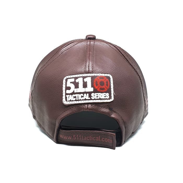 Terbaru TOPI ARMY 511 TACTICAL SERIES KULIT COKELAT HAT CAP MILITARY OUTDOOR