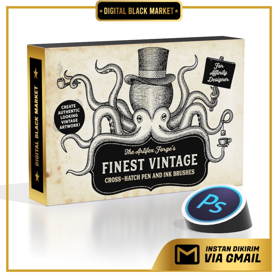Finest Vintage Brushes - Affinity Designer