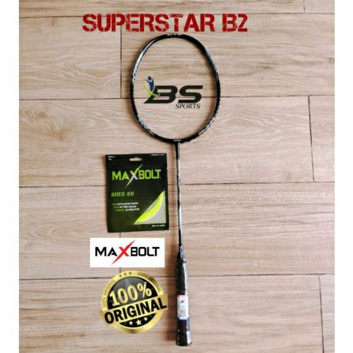 RAKET BADMINTON MAXBOLT SUPERSTAR B2 35lbs ORIGINAL