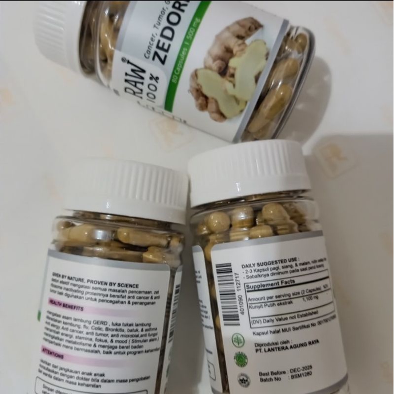 RAW 100 Zedori / Asam Lambung, GERD, Kista, obat herbal kunyit putih