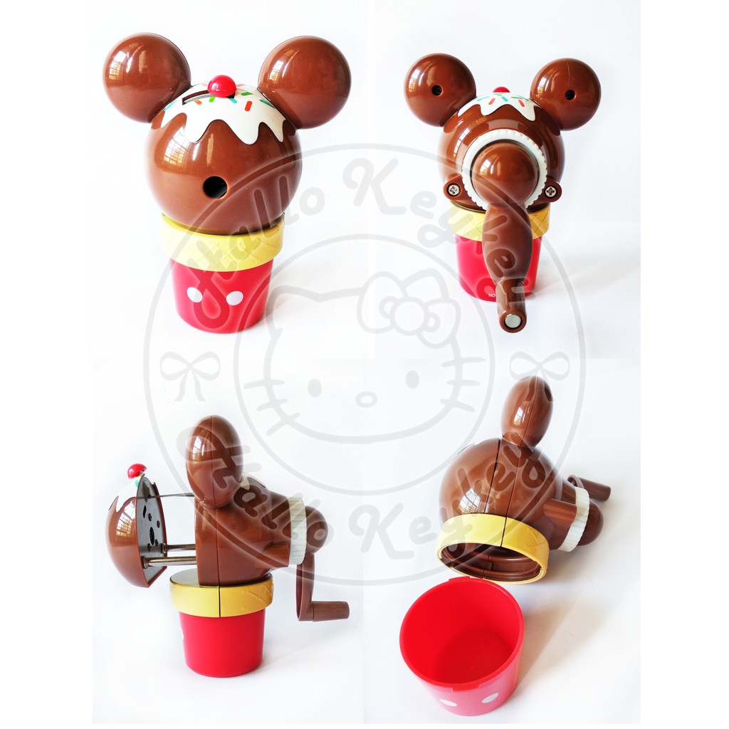 

rautan pensil / pencil sharpener bentuk icecone mickey mouse