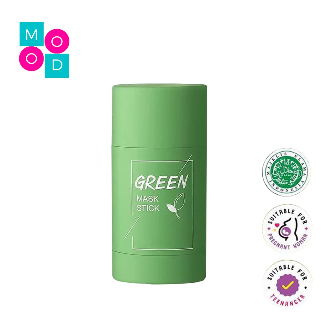 Green Mask Stick Original Penghilang Jerawat Dan Komedo/Masker Stick Viral/Masker Komedo