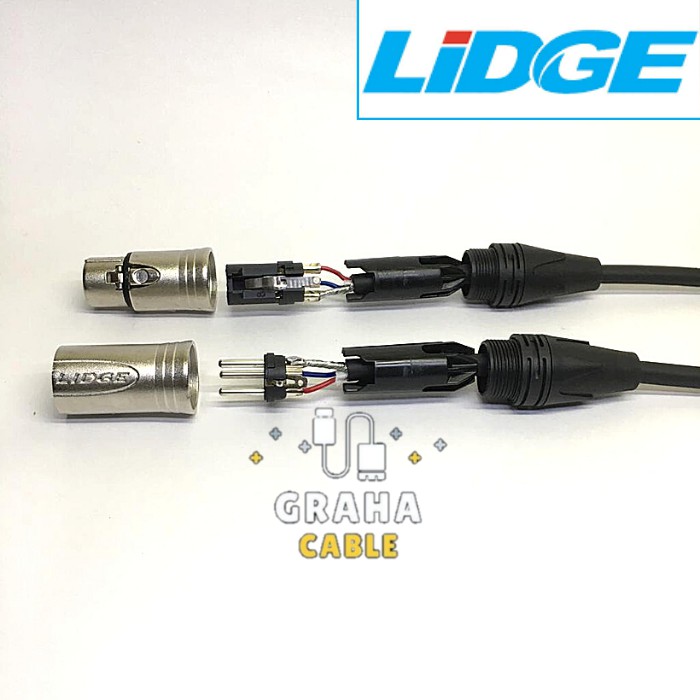 Kabel Mic Audio 5 Meter canon Male To canon female XLR