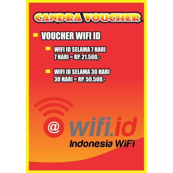 Paket Wifi Id IndiHome selama 7 sd 30 Hari