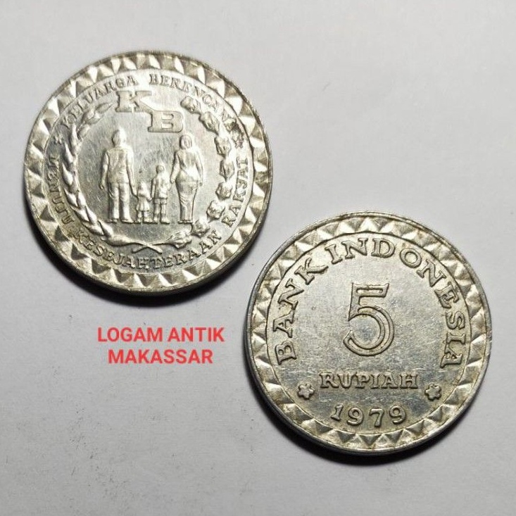 KOIN KUNO 5 RUPIAH THN 1979