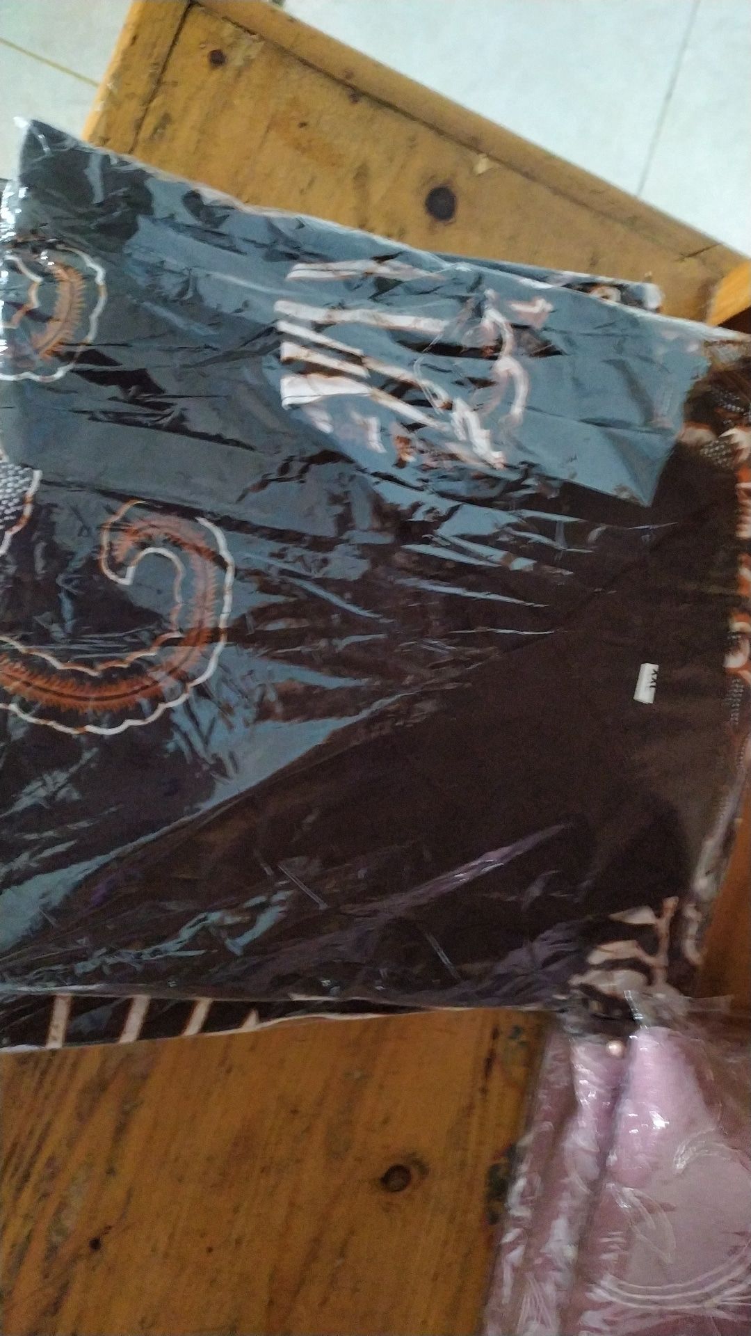 Batik Pria Size M L Xl Xxl  Bswart Batik Hrb026 Kenongo Hem Panjang Padi