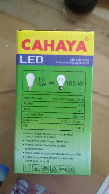 Cahaya Led Bulb 15 watt