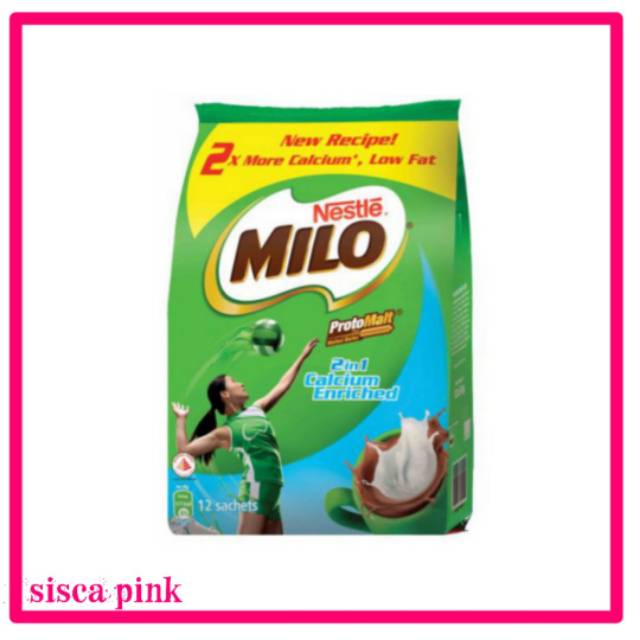 

Milo 2-in-1 Calcium 12s X 30g