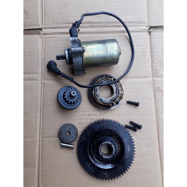 gear ger gir stater oneway blitz athlete old edge kawasaki ksr110 ksr original