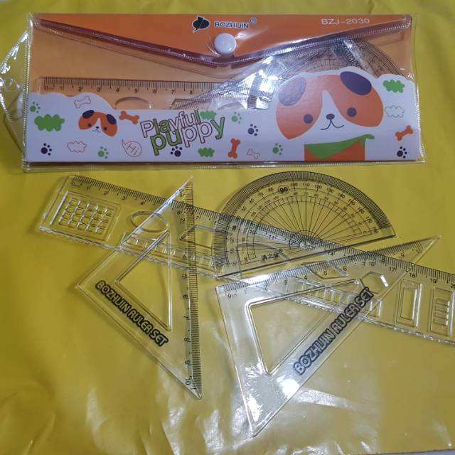 

Penggaris set / penggaris set anak / penggaris set dompet