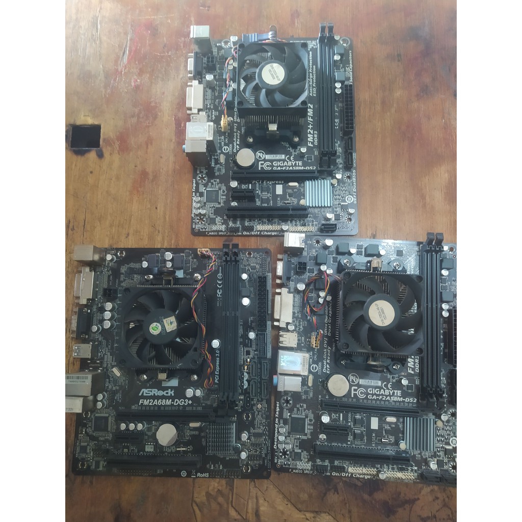 MOTHERBOARD + PROCESSOR AMD APU A6 6400