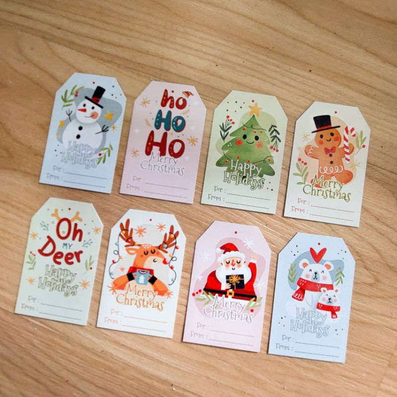 

Hang Tag Natal Christmas Tag Gift 24 Pcs Premium Quality / Kartu Nama Label Natal