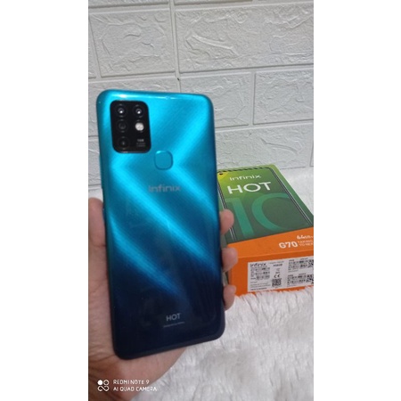 Infinix Hot 10 ram 4/64 second fulset