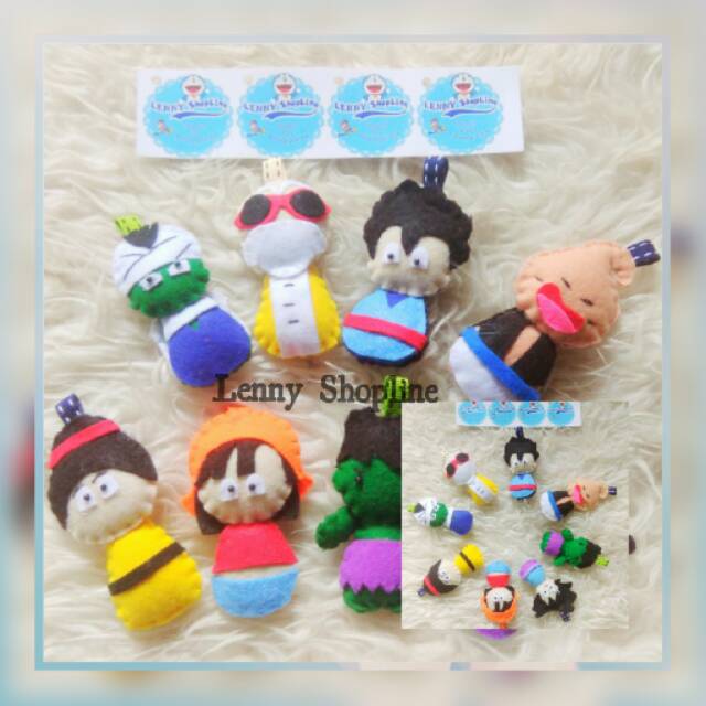 NEW ⏩ GANTUNGAN KUNCI 1 SET DRAGON BALL FLANEL/BONEKA FLANEL