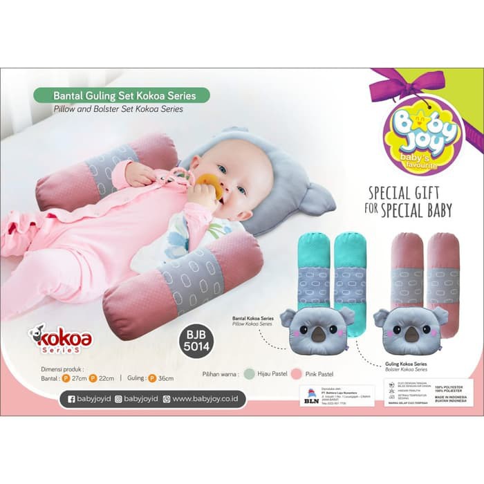 Makassar! Bantal Set Bayi Baby Joy Kokoa Series