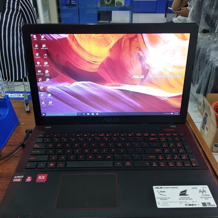 ASUS X550IU AMD FX 9830P RAM16GB HDD1TB RX 460-4GB Win10 Second