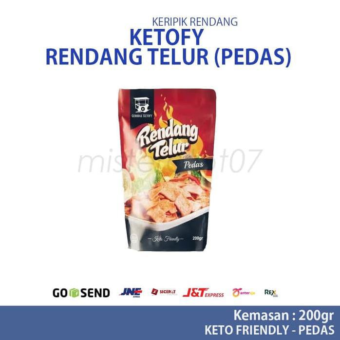 

KETO KERIPIK RENDANG TELUR RASA PEDAS