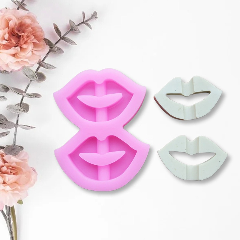 SIY  DIY  Lips Straws Topper Casting Silicone Mould Crafts Jewelry Making Tool Shiny Handmade Epoxy Resin Mold