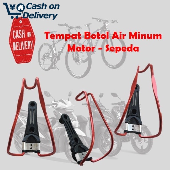 COD NEWS Tempat Dudukan / Holder Air Minum untuk Sepeda atau Motor