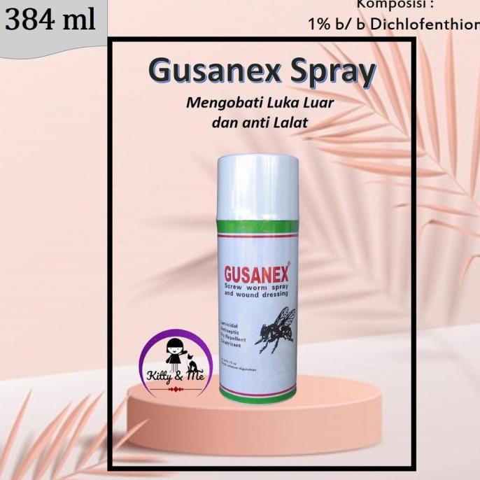 READY STOCK Gusanex Spray Obat Semprot Perawatan Luka Hewan Ternak