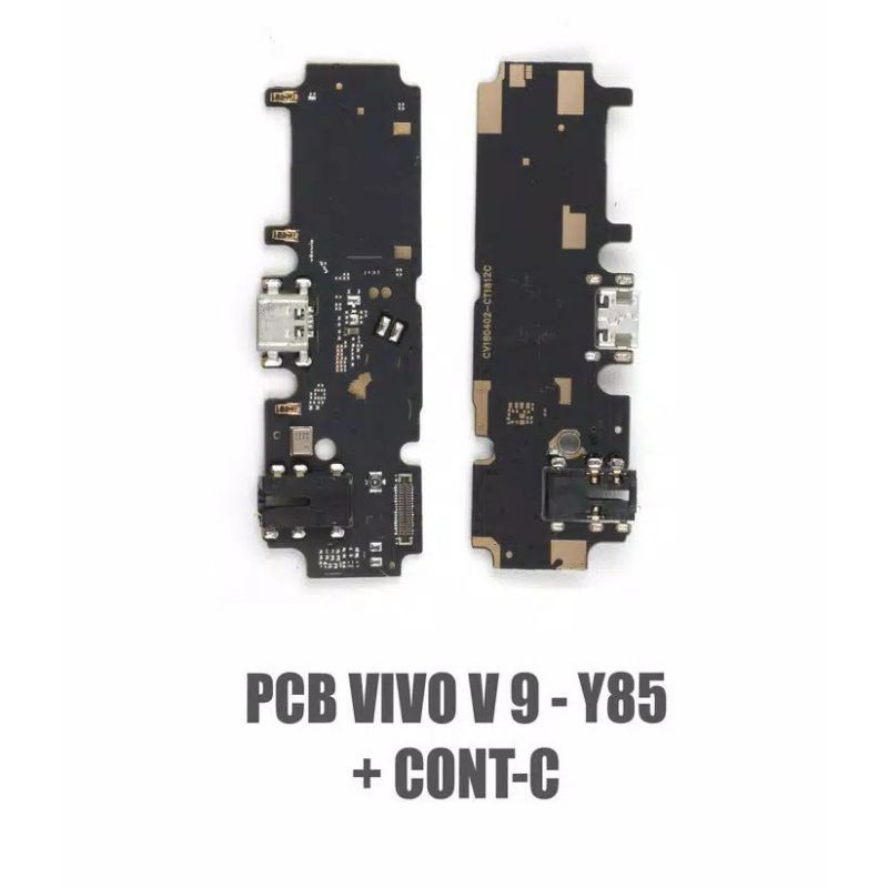 Papan PCB VIVO V9 / Y85 UI+Mic Connector Charger Board Konektor Cas Flexible Flexibel Carger